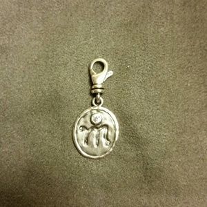 Silpada Initial M Charm, Ret Sample
